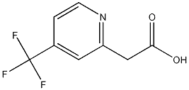 Molecular Structure of 1000515-78-5 ((4-Trifluoromethyl-pyridin-2-yl)-acetic acid)